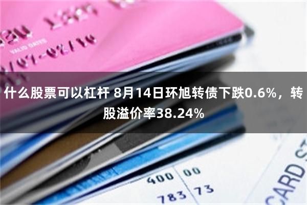 什么股票可以杠杆 8月14日环旭转债下跌0.6%，转股溢价率